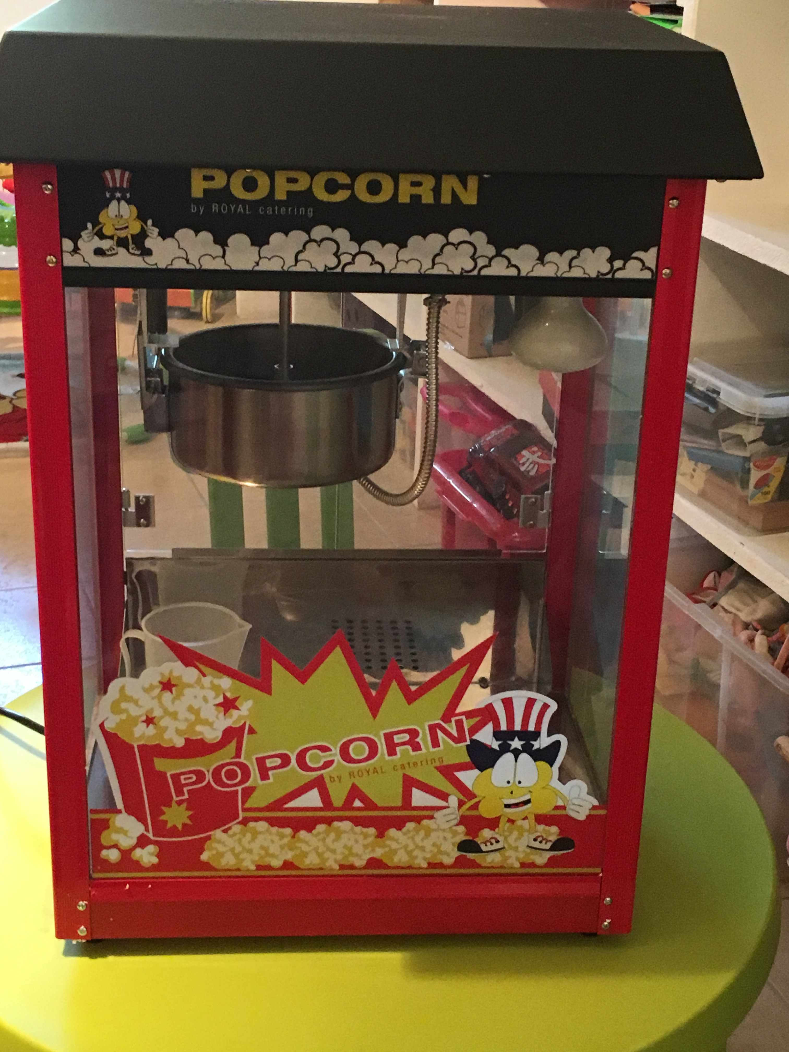Machine a pop corn devant 1