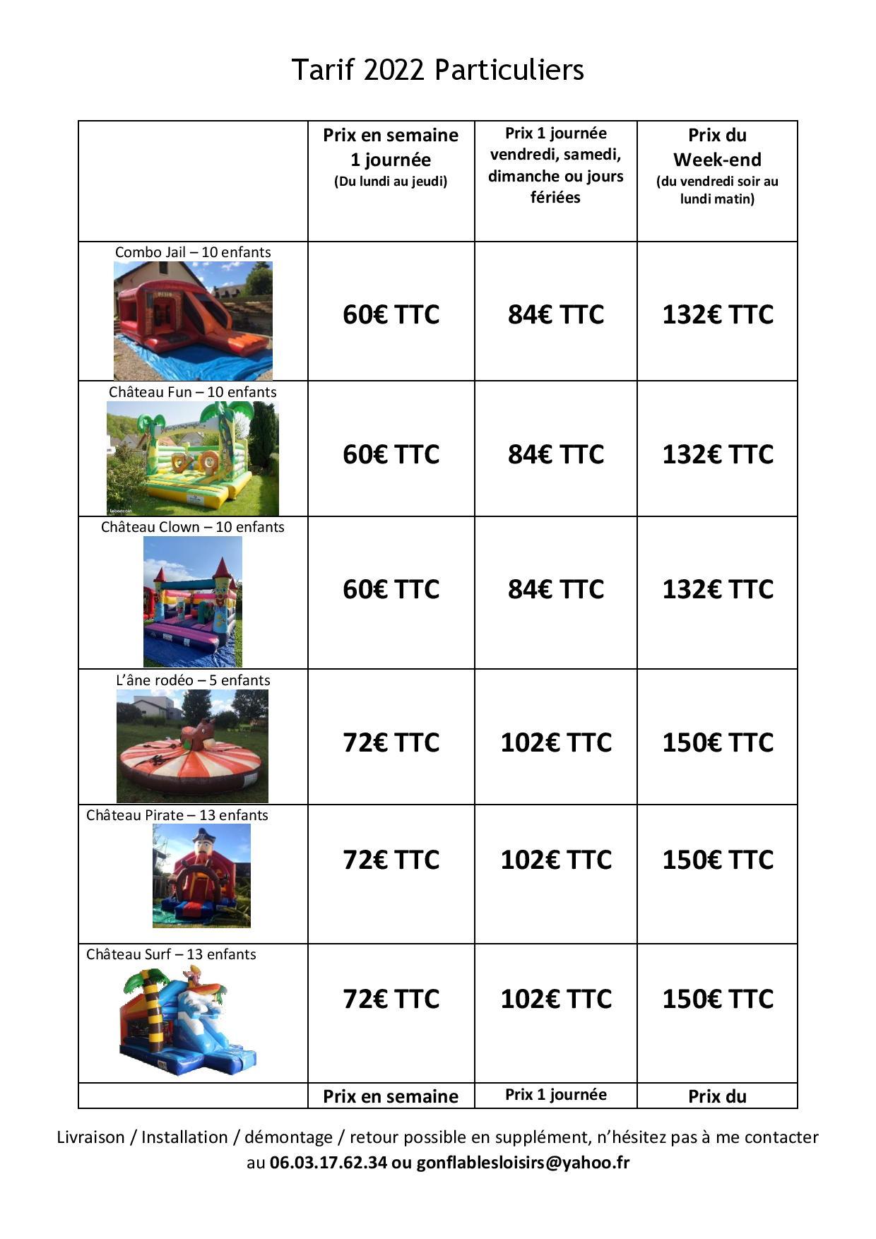 Tarif particuliers structures gonflables 2022 page 002