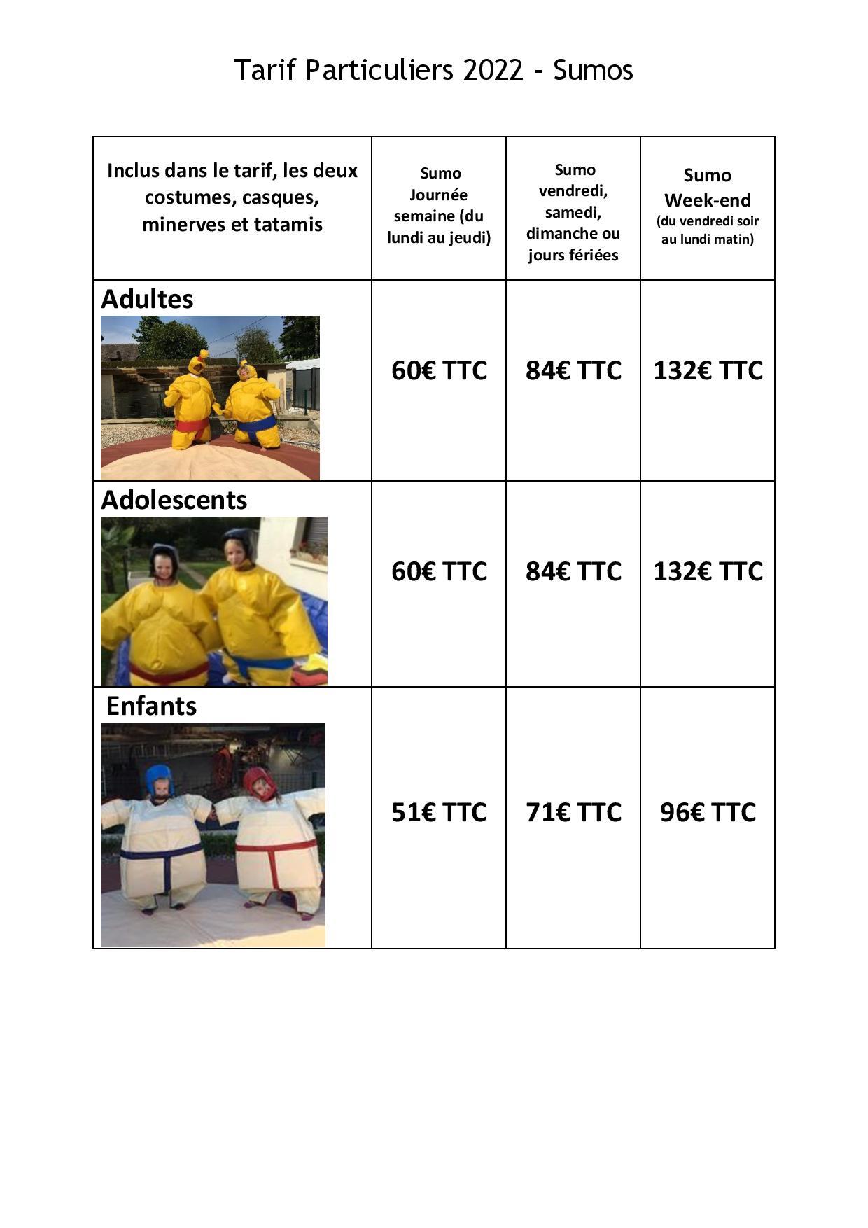 Tarif particuliers sumo 2022 page 2